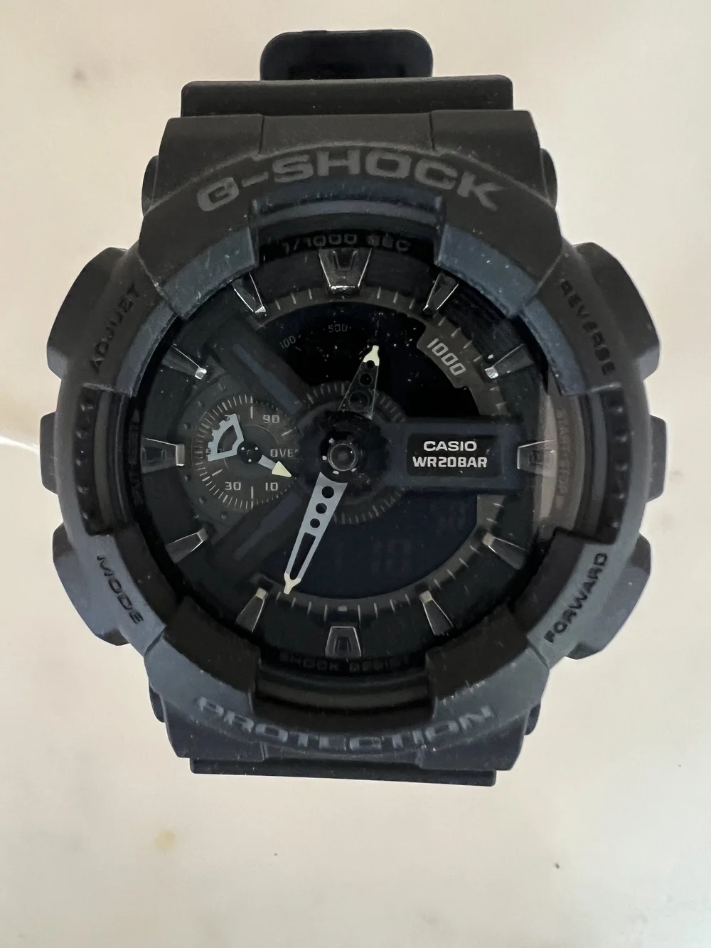 Casio G-Shock GA-110-1B Matte Black Sport Watch